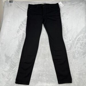 Joes Jeans The Twiggy Tall Mid Rise Skinny Black Flawless Jeans 33 S25RGN5117
